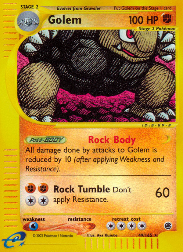 E-Series Expedition Golem #49/165 reverse holo